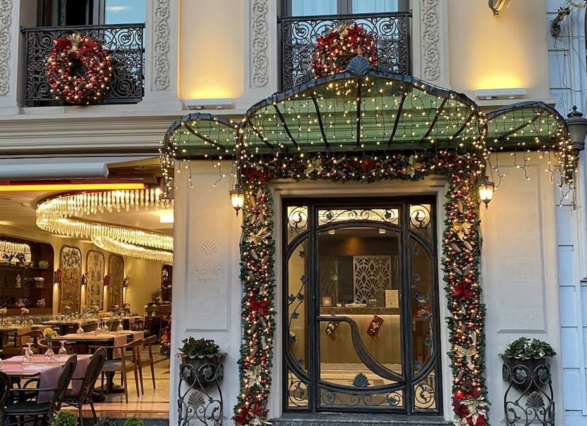 Entrada do hotel Foto