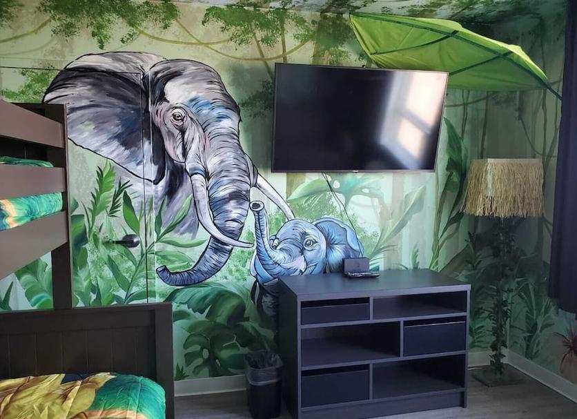 Comodidade do quarto Foto