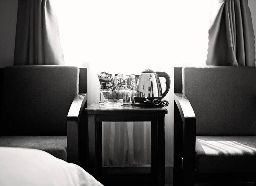 Comodidade do quarto Foto